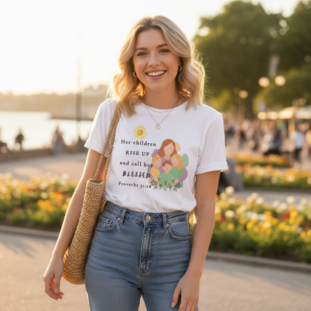 Rise Up & Call Her Blessed Tee
