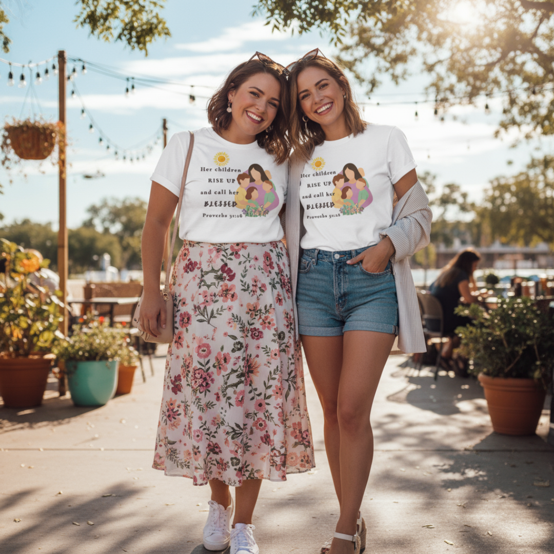 Rise Up & Call Her Blessed Tee