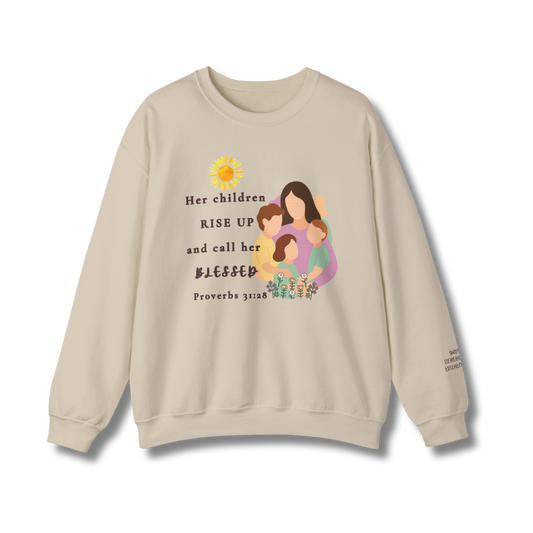 Brunette Blessings Crewneck Sweatshirt