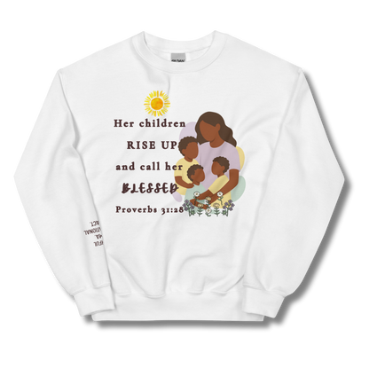 Rise Up & Call Her Blessed Crewneck Sweatshirt