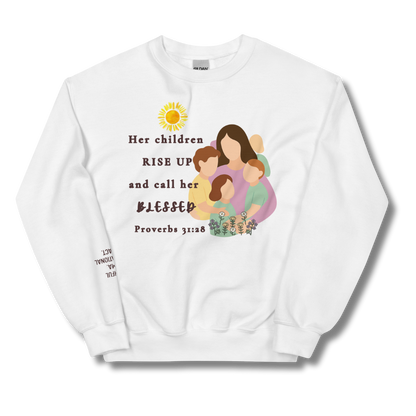 Rise Up & Call Her Blessed Crewneck Sweatshirt