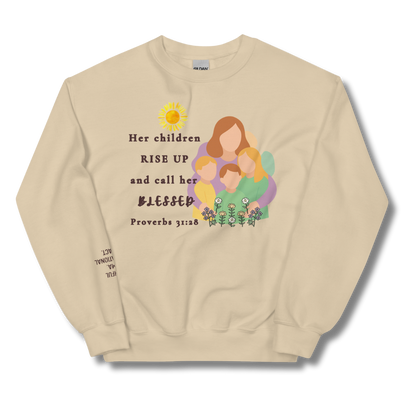 Rise Up & Call Her Blessed Crewneck Sweatshirt