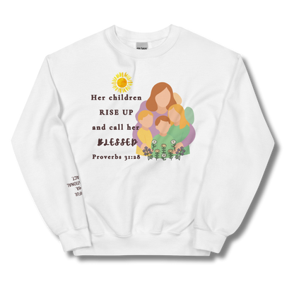Rise Up & Call Her Blessed Crewneck Sweatshirt