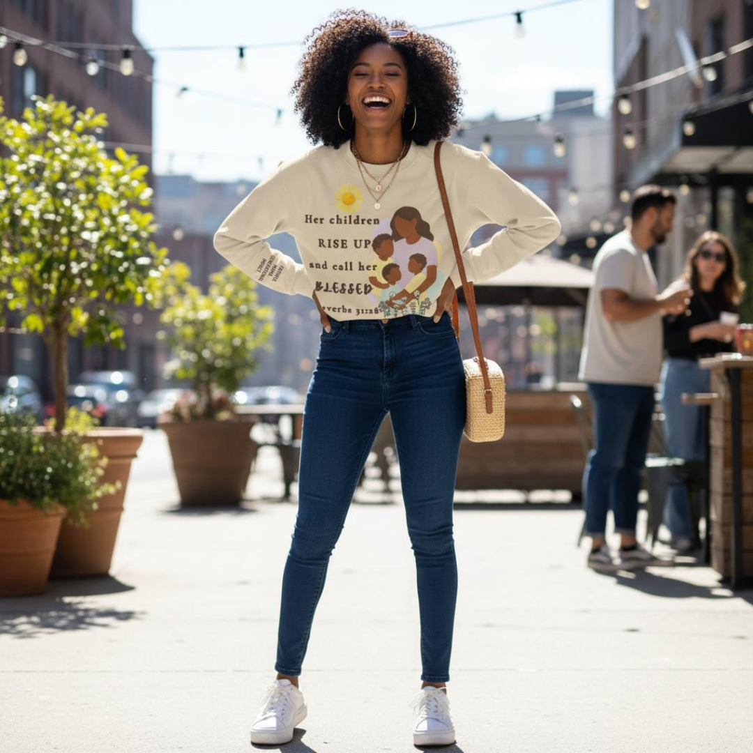 Midnight Mercy Crewneck Sweatshirt