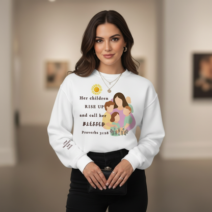Brunette Blessings Crewneck Sweatshirt