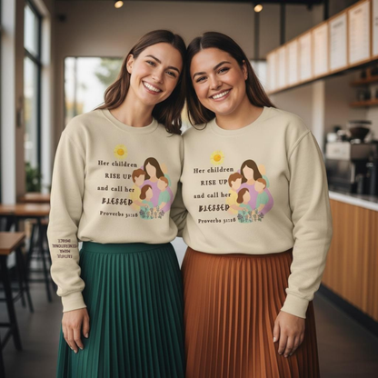 Brunette Blessings Crewneck Sweatshirt