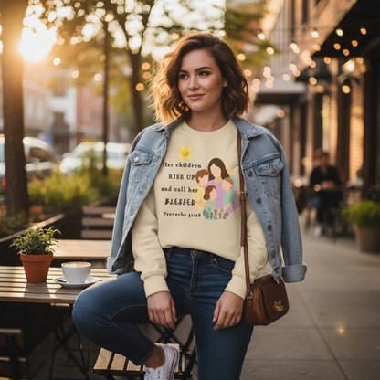 Brunette Blessings Crewneck Sweatshirt