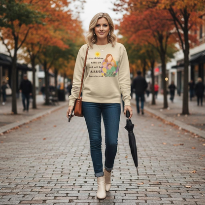 Golden Grace Crewneck Sweatshirt