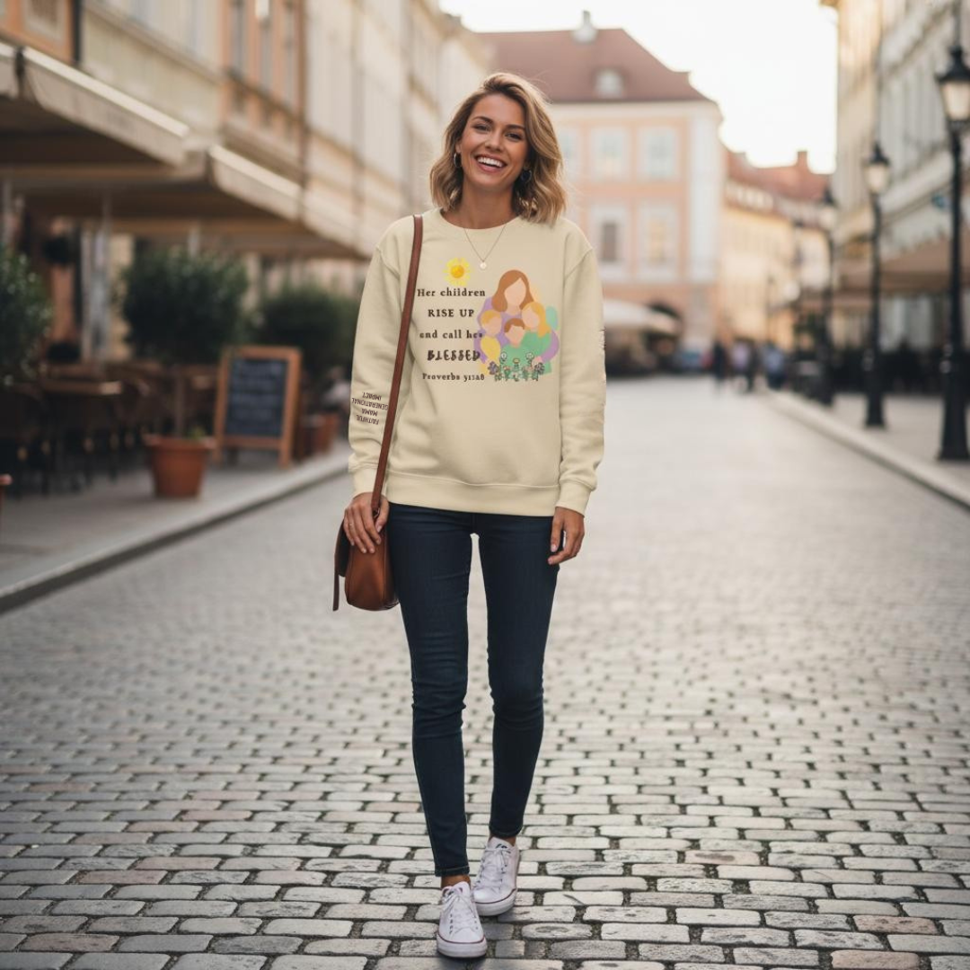 Golden Grace Crewneck Sweatshirt