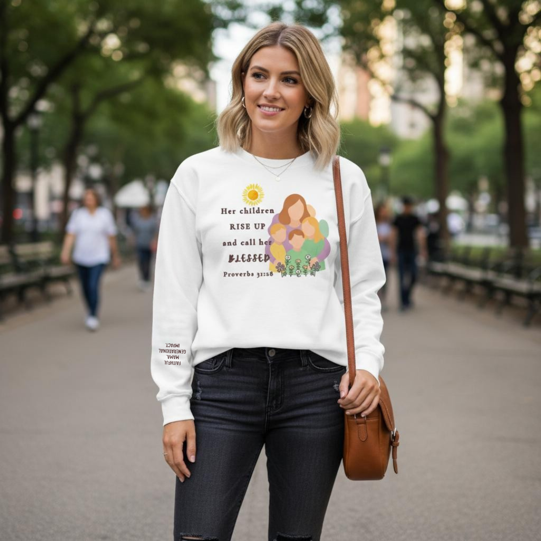 Golden Grace Crewneck Sweatshirt