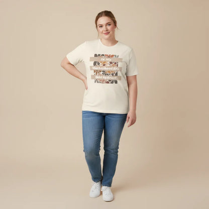 Motherhood Era Vintage Stripe Tee