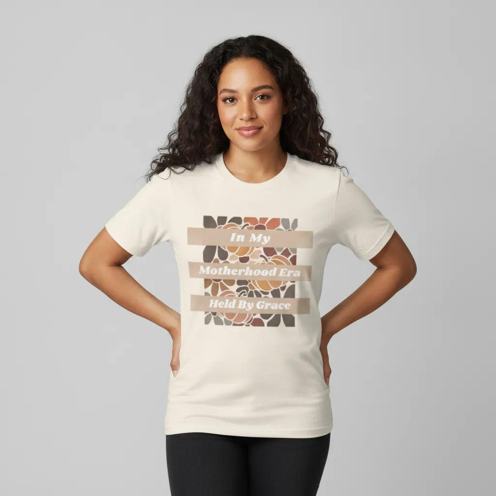 Motherhood Era Vintage Stripe Tee