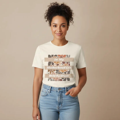 Motherhood Era Vintage Stripe Tee