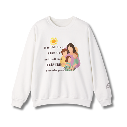 Rise Up and Call Her Blessed Crewneck Sweatshirt