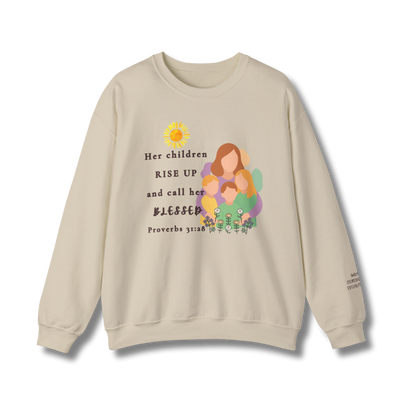 Rise Up and Call Her Blessed Crewneck Sweatshirt