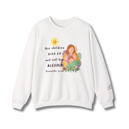 Rise Up and Call Her Blessed Crewneck Sweatshirt