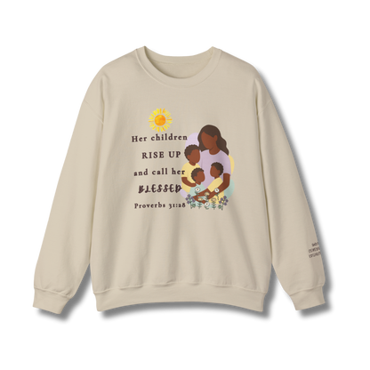 Rise Up and Call Her Blessed Crewneck Sweatshirt