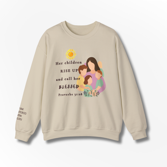 Brunette Blessings Crewneck Sweatshirt