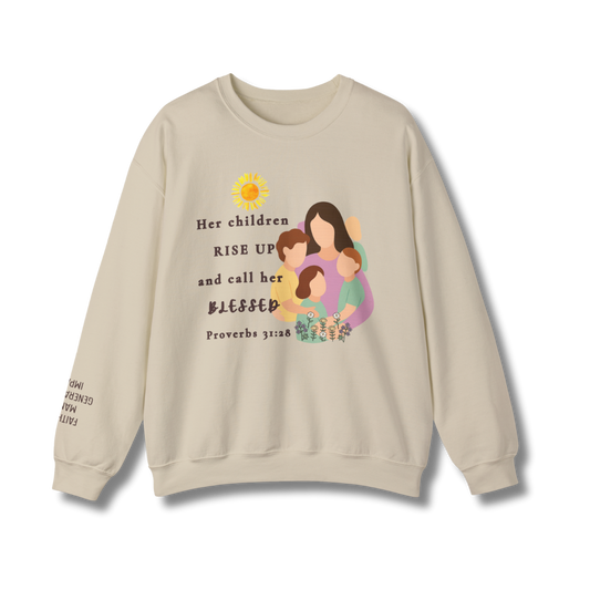 Brunette Blessings Crewneck Sweatshirt