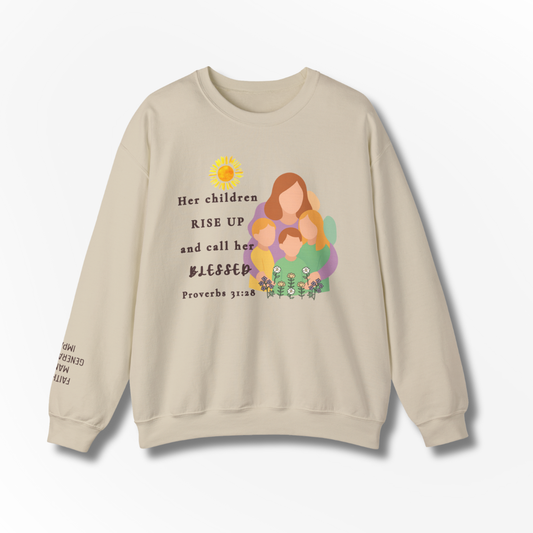 Golden Grace Crewneck Sweatshirt