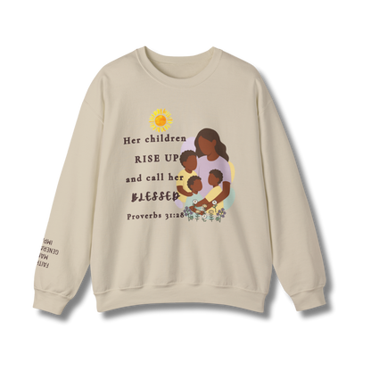 Rise Up & Call Her Blessed Crewneck Sweatshirt