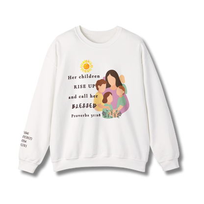 Rise Up & Call Her Blessed Crewneck Sweatshirt