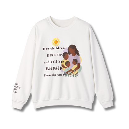 Rise Up & Call Her Blessed Crewneck Sweatshirt
