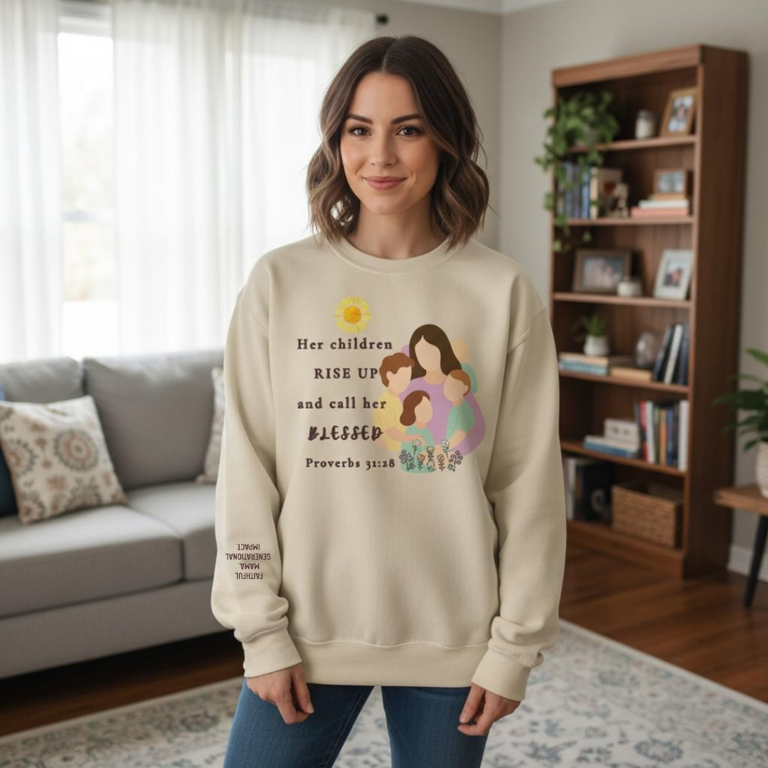 Brunette Blessings Crewneck Sweatshirt