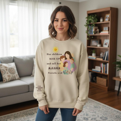Brunette Blessings Crewneck Sweatshirt